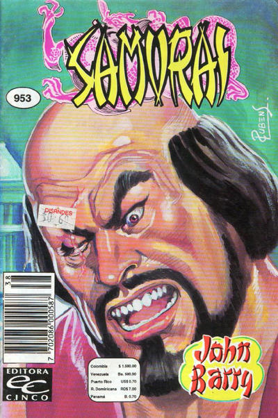 Cover for Samurai (Editora Cinco, 1980 series) #953