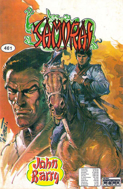 Cover for Samurai (Editora Cinco, 1980 series) #461