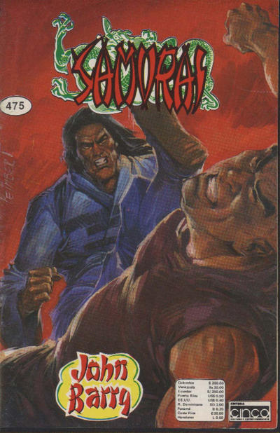 Cover for Samurai (Editora Cinco, 1980 series) #475