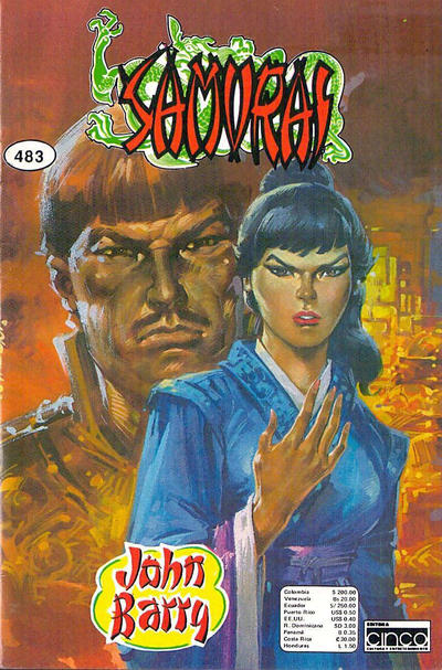 Cover for Samurai (Editora Cinco, 1980 series) #483
