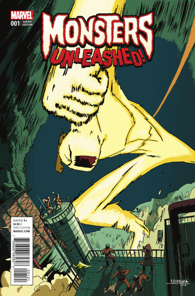 Cover for Monsters Unleashed (Marvel, 2017 series) #1 [Variant Ken Niimura Cover]
