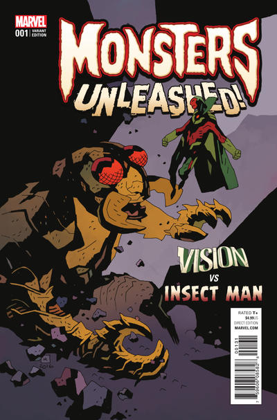 Cover for Monsters Unleashed (Marvel, 2017 series) #1 [Classic Monster vs Marvel Hero Variant]