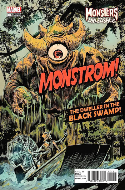 Cover for Monsters Unleashed (Marvel, 2017 series) #1 [1950s Movie Poster Variant]