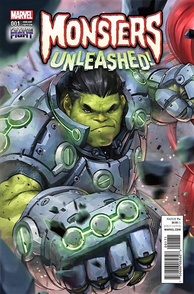 Cover for Monsters Unleashed (Marvel, 2017 series) #1 [Future Fight Variant Cover]