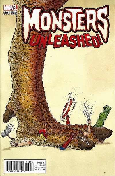 Cover for Monsters Unleashed (Marvel, 2017 series) #1 [Teaser Variant Cover]