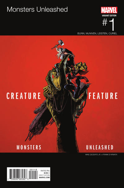 Cover for Monsters Unleashed (Marvel, 2017 series) #1 [Hip-Hop Variant Cover]