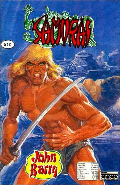 Cover for Samurai (Editora Cinco, 1980 series) #510
