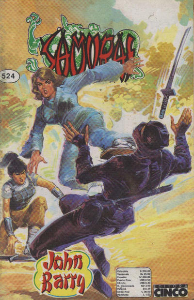 Cover for Samurai (Editora Cinco, 1980 series) #524
