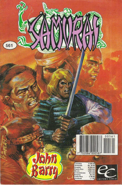 Cover for Samurai (Editora Cinco, 1980 series) #561
