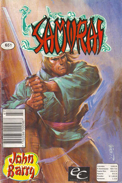 Cover for Samurai (Editora Cinco, 1980 series) #651