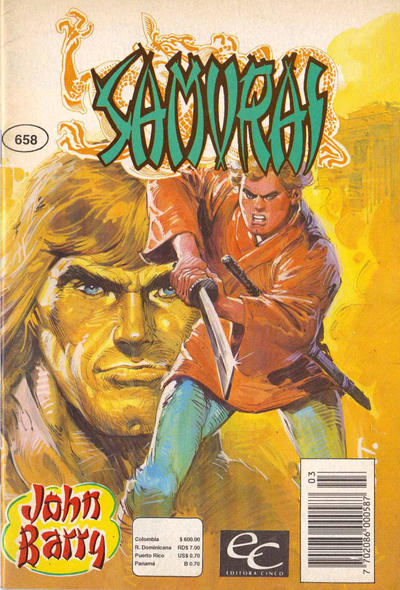 Cover for Samurai (Editora Cinco, 1980 series) #658