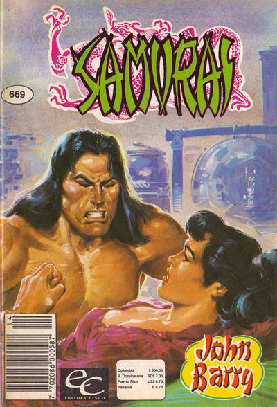 Cover for Samurai (Editora Cinco, 1980 series) #669