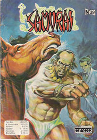Cover Thumbnail for Samurai (Editora Cinco, 1980 series) #39