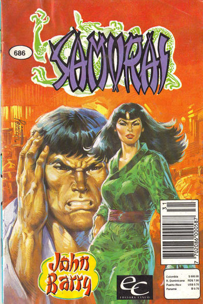 Cover for Samurai (Editora Cinco, 1980 series) #686