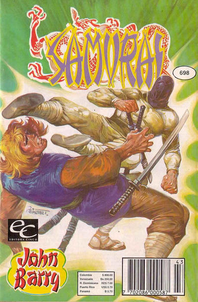 Cover for Samurai (Editora Cinco, 1980 series) #698