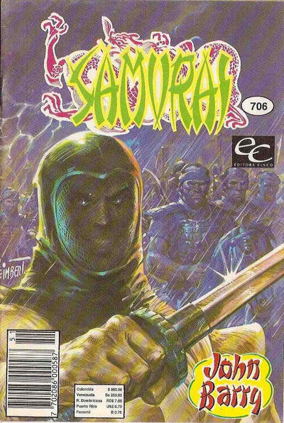 Cover for Samurai (Editora Cinco, 1980 series) #706