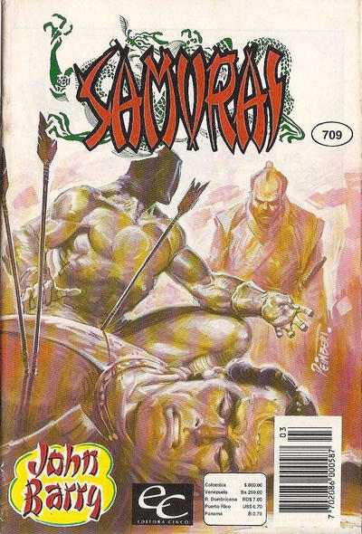 Cover for Samurai (Editora Cinco, 1980 series) #709