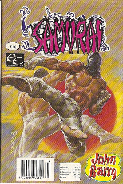 Cover for Samurai (Editora Cinco, 1980 series) #710