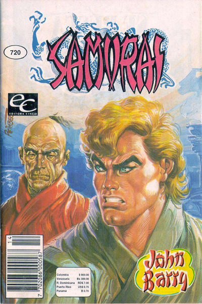 Cover for Samurai (Editora Cinco, 1980 series) #720