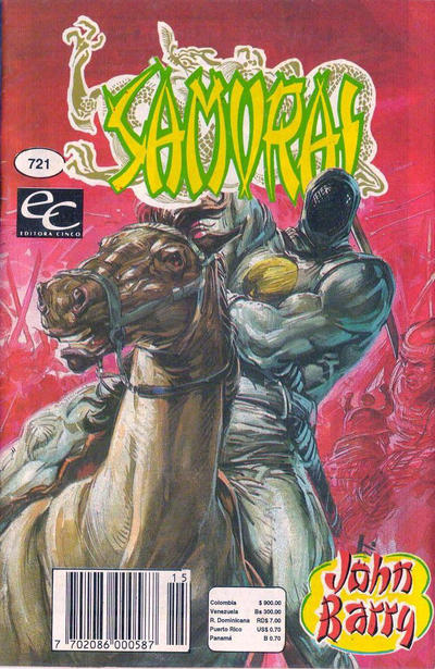 Cover for Samurai (Editora Cinco, 1980 series) #721