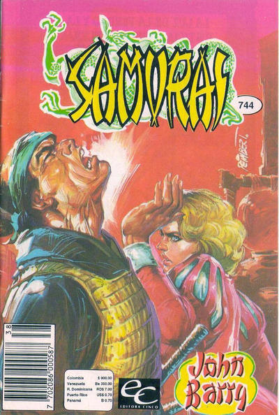 Cover for Samurai (Editora Cinco, 1980 series) #744