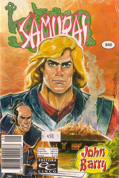 Cover for Samurai (Editora Cinco, 1980 series) #840