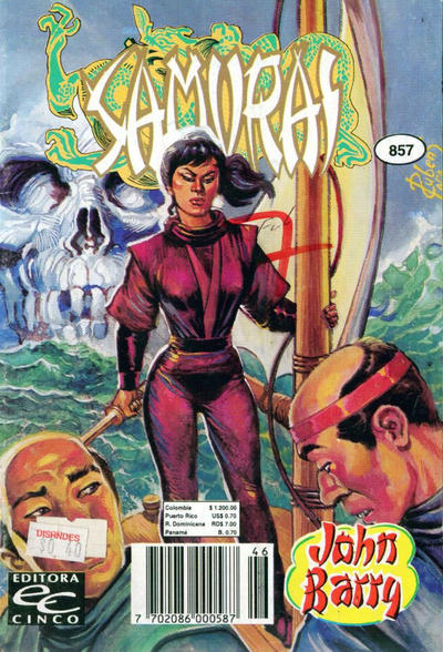 Cover for Samurai (Editora Cinco, 1980 series) #857