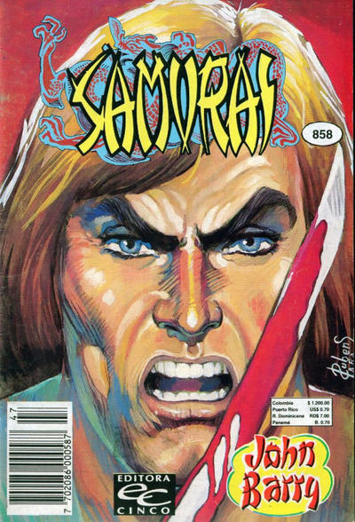 Cover for Samurai (Editora Cinco, 1980 series) #858