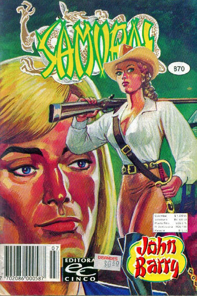 Cover for Samurai (Editora Cinco, 1980 series) #870