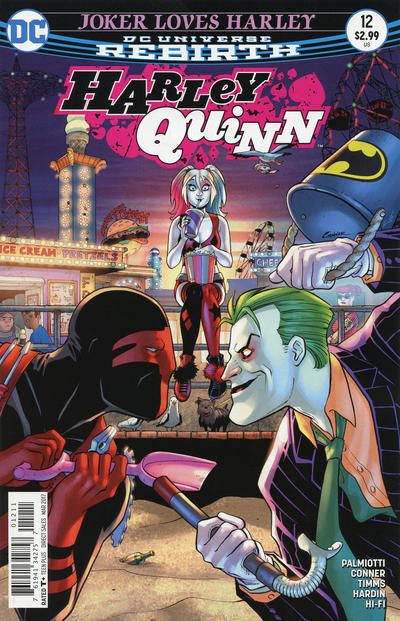 Cover for Harley Quinn (DC, 2016 series) #12 [Amanda Conner Cover]