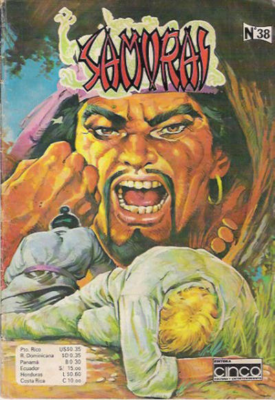 Cover for Samurai (Editora Cinco, 1980 series) #38