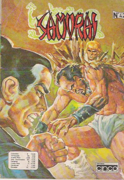 Cover for Samurai (Editora Cinco, 1980 series) #42