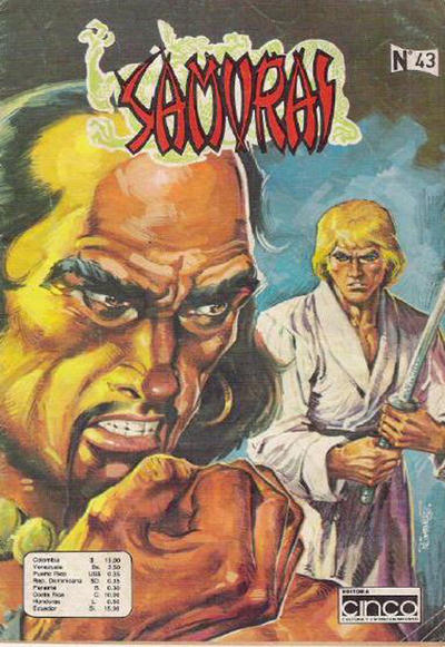 Cover for Samurai (Editora Cinco, 1980 series) #43