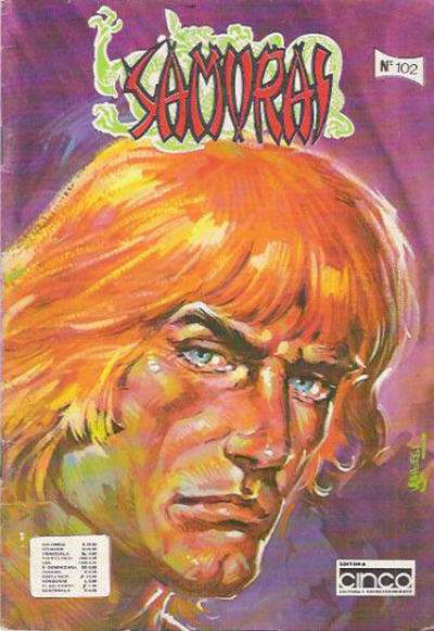 Cover for Samurai (Editora Cinco, 1980 series) #102