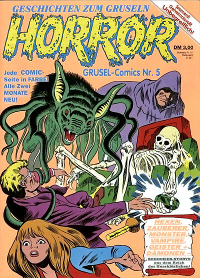 Cover for Horror (Condor, 1989 series) #5