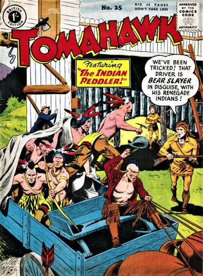 Cover for Tomahawk (Thorpe & Porter, 1954 series) #25