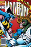 Cover Thumbnail for Wolverine (1988 series) #54 [Newsstand]