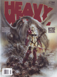 Cover for Heavy Metal Magazine (Heavy Metal, 1977 series) #284 - Mythic Special [Luis Royo Newsstand / Subscription Cover]