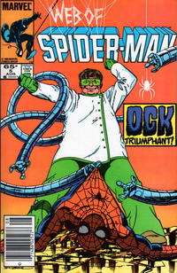 Cover Thumbnail for Web of Spider-Man (Marvel, 1985 series) #5 [Newsstand]