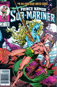 Cover Thumbnail for Prince Namor, the Sub-Mariner (Marvel, 1984 series) #4 [Newsstand]