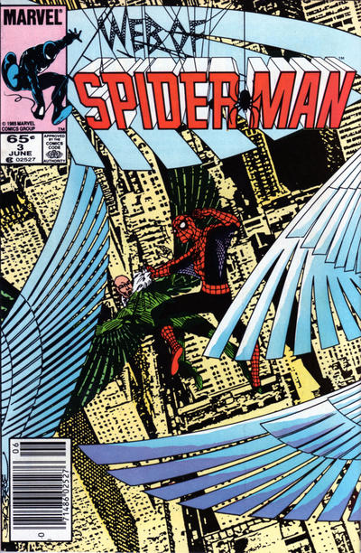 Cover for Web of Spider-Man (Marvel, 1985 series) #3 [Newsstand]