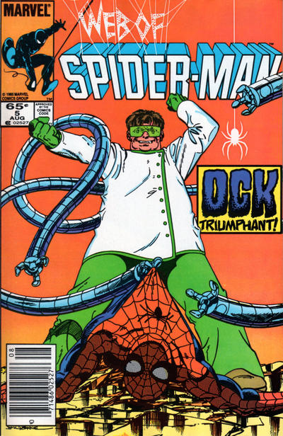 Cover for Web of Spider-Man (Marvel, 1985 series) #5 [Direct]