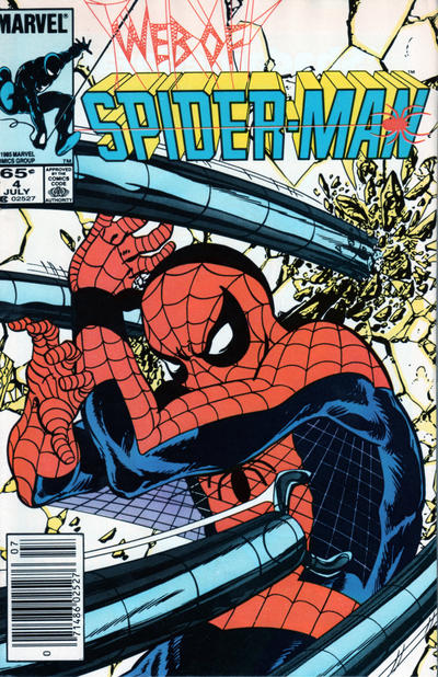 Cover for Web of Spider-Man (Marvel, 1985 series) #4 [Direct]