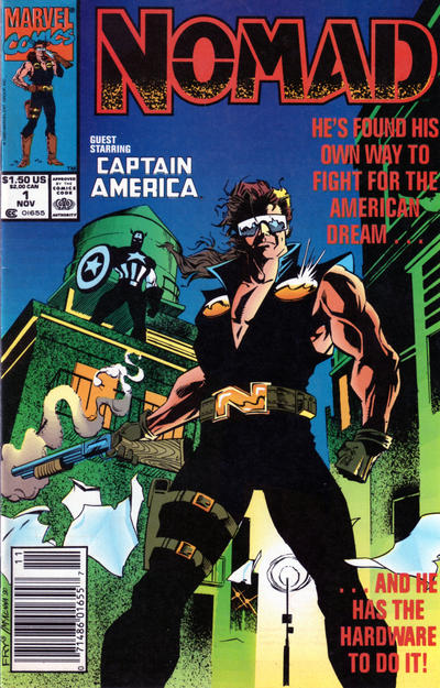 Cover for Nomad (Marvel, 1990 series) #1 [Newsstand]