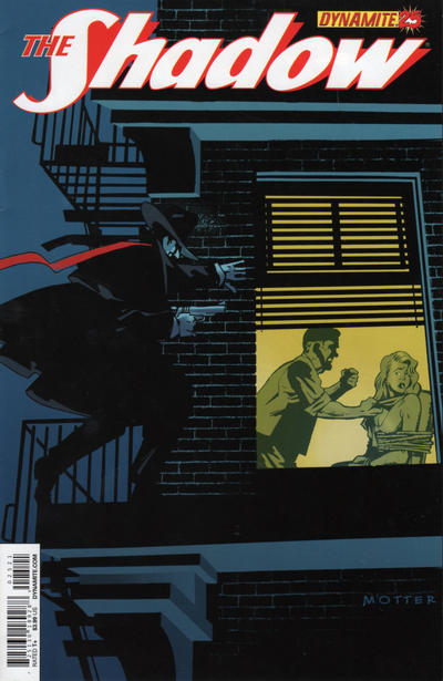 Cover for The Shadow (Dynamite Entertainment, 2012 series) #25 [Dean Motter]