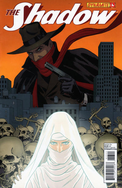 Cover for The Shadow (Dynamite Entertainment, 2012 series) #13 [Cover B by Paolo Rivera]