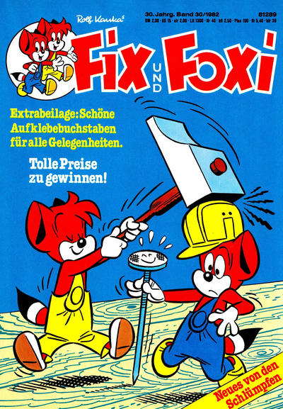 Cover for Fix und Foxi (Pabel Verlag, 1953 series) #v30#30