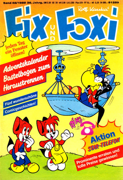 Cover for Fix und Foxi (Pabel Verlag, 1953 series) #v36#48