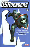 Cover Thumbnail for U.S. Avengers (2017 series) #1 [Delaware State Avenger Captain America (Steve Rogers) Variant - Rod Reis]