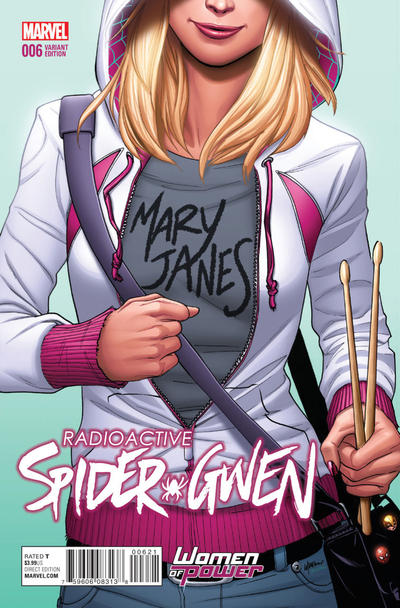 Cover for Spider-Gwen (Marvel, 2015 series) #6 [Variant Edition - Women of Power]